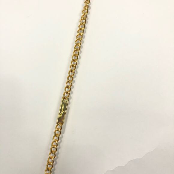 Salvatore Ferragamo Vara Soft Jeweled Studs Quilted Suede Medium Shoulder Bag - Picture 4 of 16